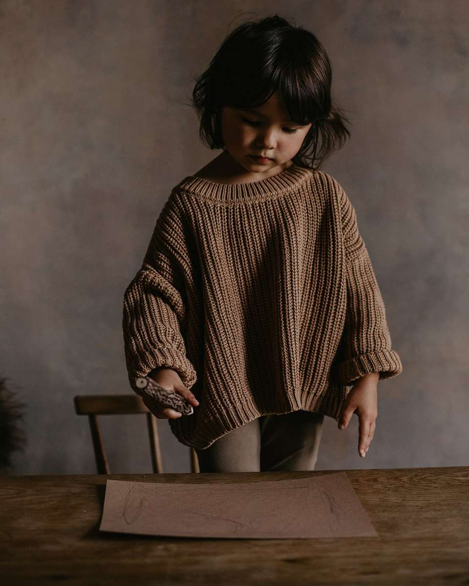Kid's The Chunky Knit Sweater, Size Newborn-10